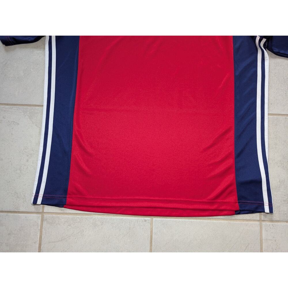 Adidas Men's XXL Vintage England Soccer Jersey Shirt #7 Beckham Red Blue - Picture 3 of 9